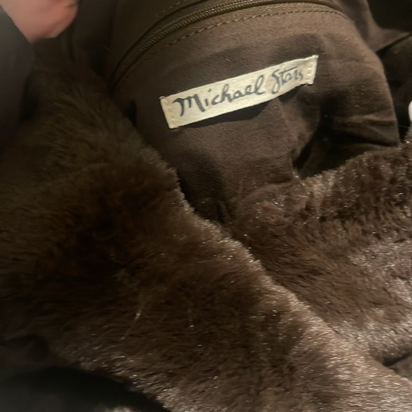 BNWT Michael STARS ⭐️ Faux Fur Hobo bag~This bag is a RARE find! - Picture 8 of 8